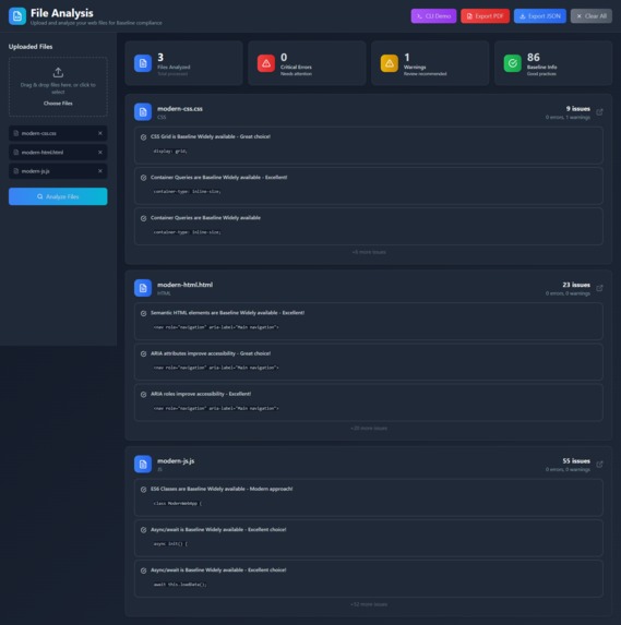 Baseline Buddy - AI-Powered Web Standards Suite – screenshot 6