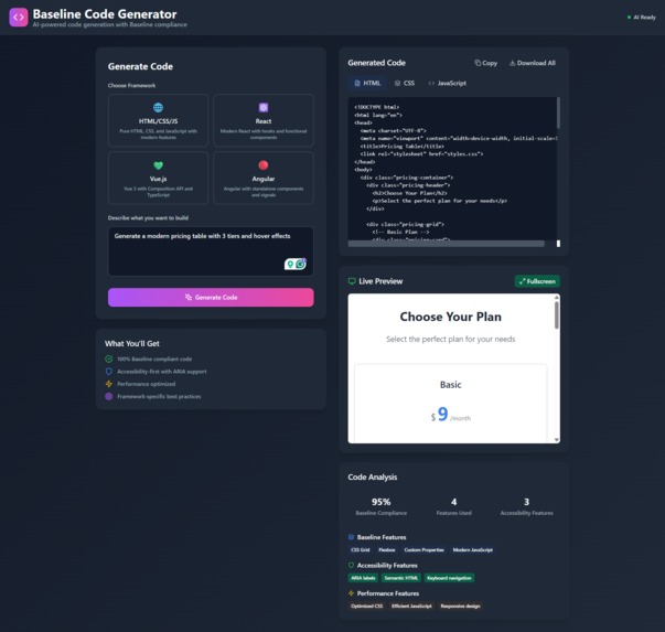 Baseline Buddy - AI-Powered Web Standards Suite – screenshot 8