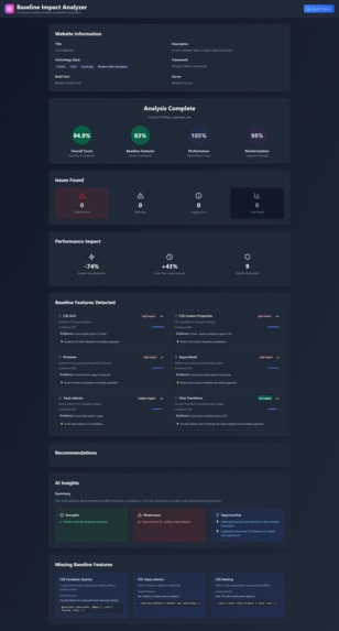 Baseline Buddy - AI-Powered Web Standards Suite – screenshot 3