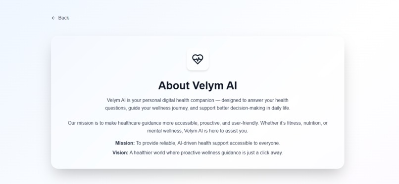 Velym ai – screenshot 2