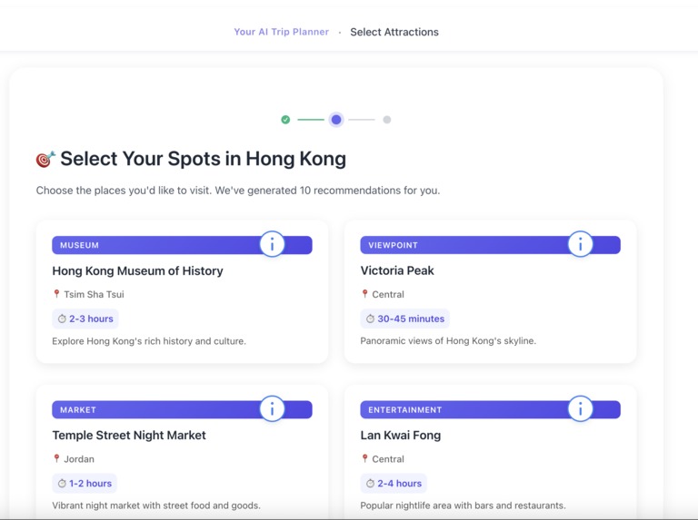 Your A.I. Trip Planner – screenshot 18