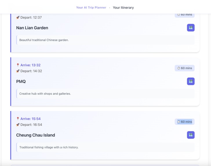 Your A.I. Trip Planner – screenshot 26