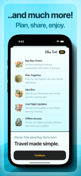 Blue Dot. - Travel Planner  – screenshot 3