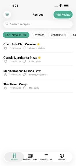 LittleChef - Smart recipe manager – screenshot 1