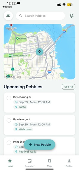 Pebble: Location-Based Reminder – screenshot 2