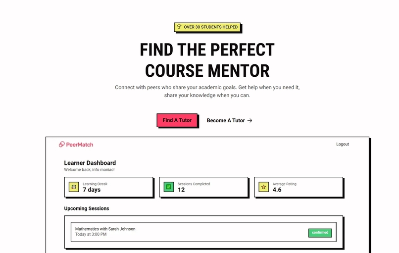 PeerMatch – screenshot 2