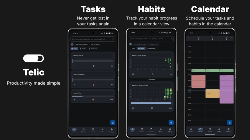 Telic - Productivity made simple – screenshot 2