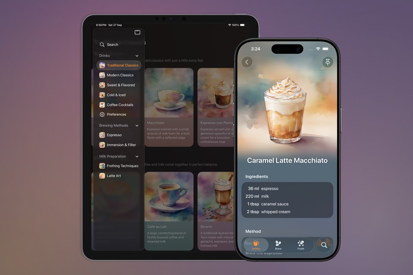 Breve: Barista Recipes – screenshot 1