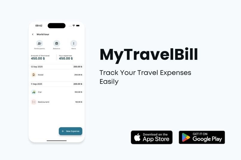 MyTravelBill : Travel expenses – screenshot 1