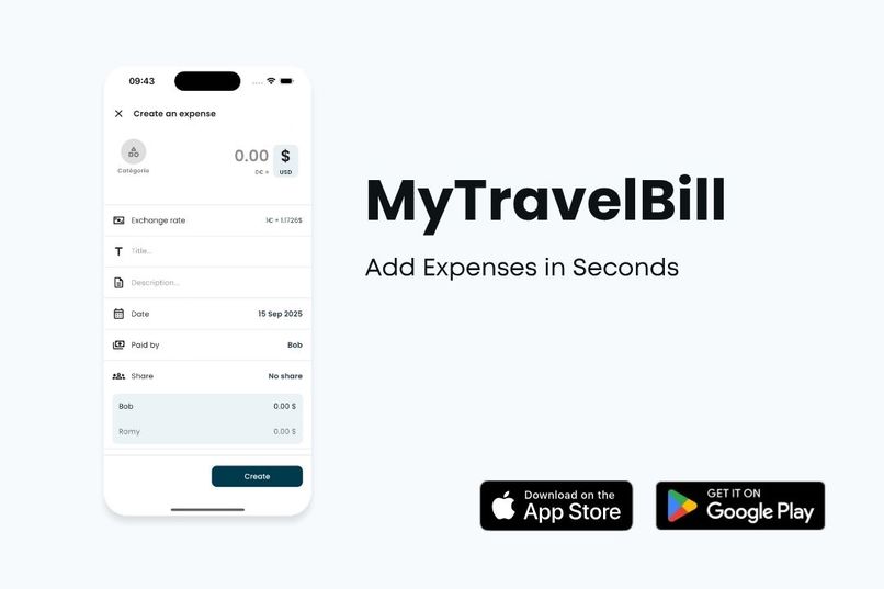 MyTravelBill : Travel expenses – screenshot 2