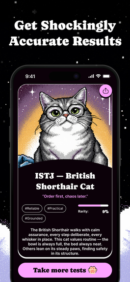 KitZen - Personality Tests – screenshot 3