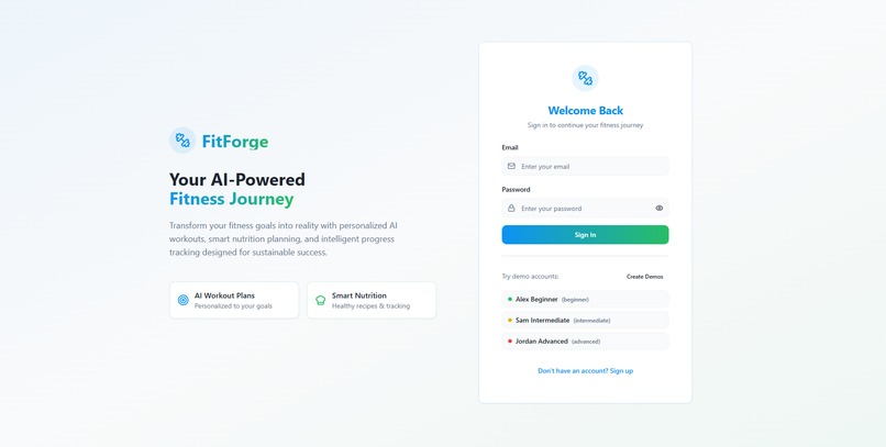 FitForge – screenshot 1