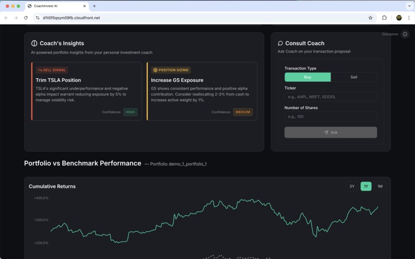 CoachInvest – screenshot 2