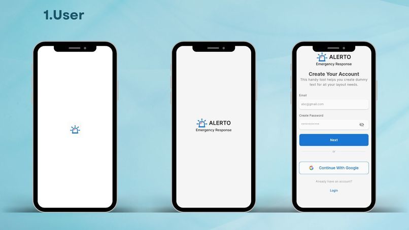 Alerto – Emergency Response App – screenshot 1