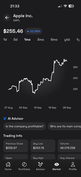 StonksAI - Your AI financial advisor – screenshot 3