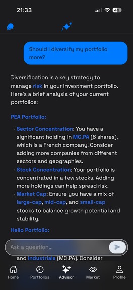StonksAI - Your AI financial advisor – screenshot 5