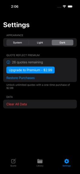 Quote Reflect: Save Insights – screenshot 8