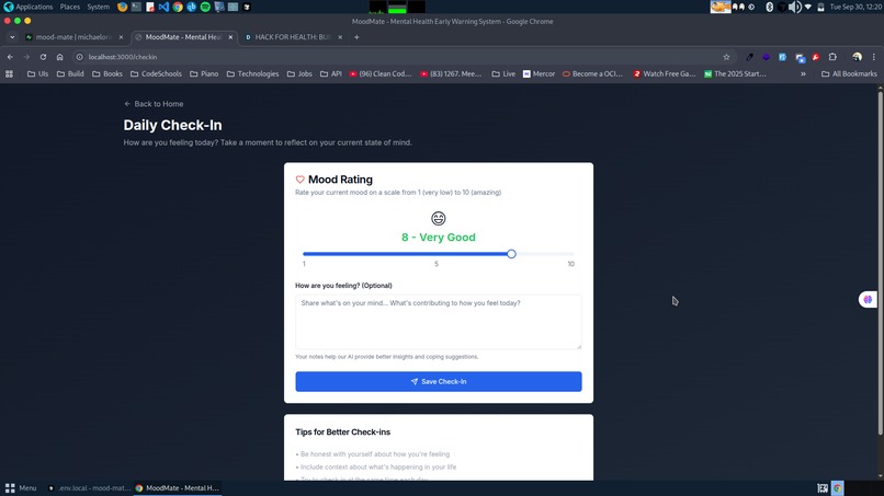 mood-mate – screenshot 2