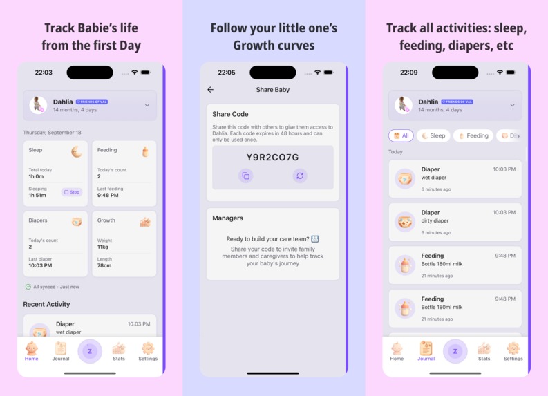 BabyTracker – screenshot 3