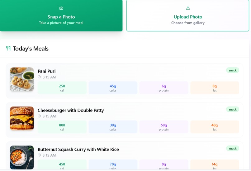 NutriSnap v1 – screenshot 3