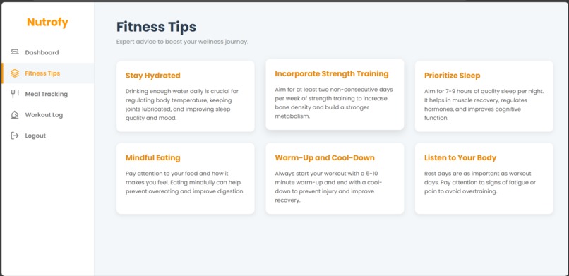 Nutrofy – screenshot 3