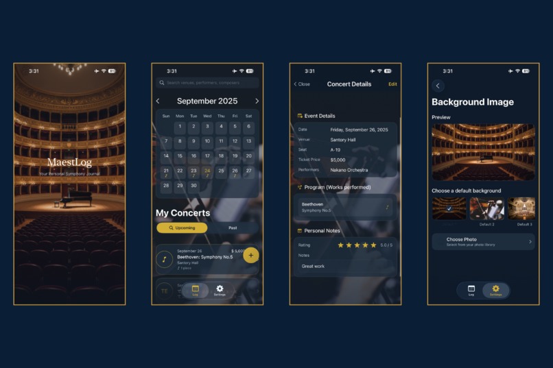 MaestLog: Your Personal Symphony Journal – screenshot 2