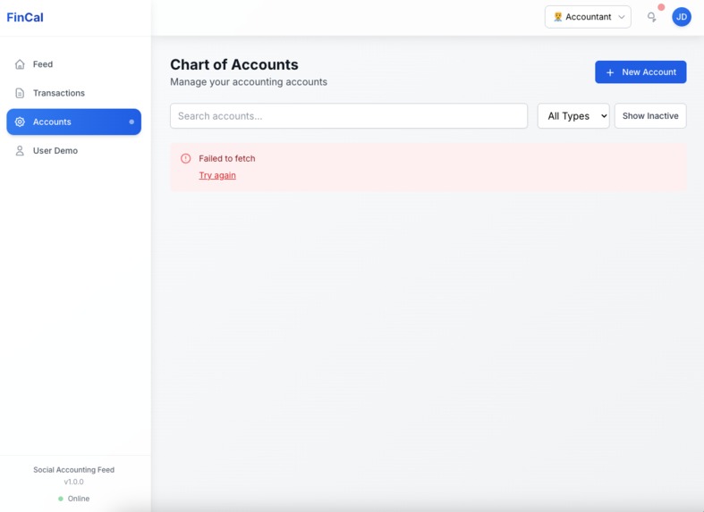 FinCal - Your Social Bookkeeper – screenshot 1