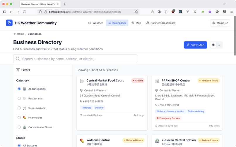 Hong Kong Extreme Weather Community – screenshot 2