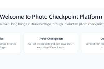 Photo Checkpoint Marketing Platform for Hong Kong
