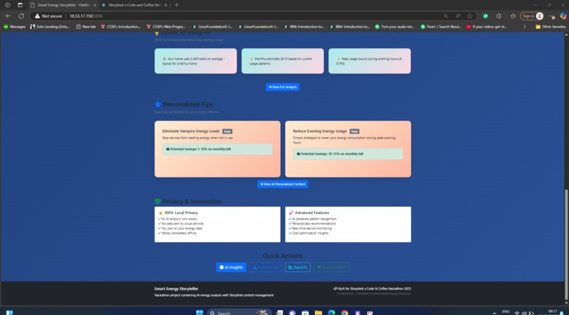 Smart Energy Storyteller: AI + Storyblok for Smarter Home – screenshot 6