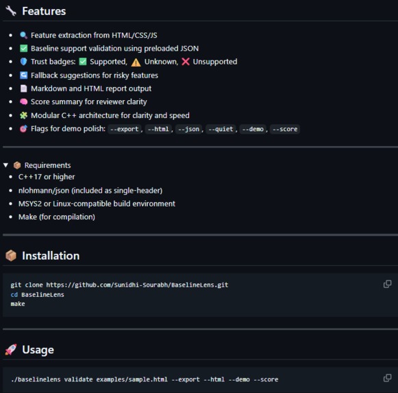 BaselineLens – screenshot 4