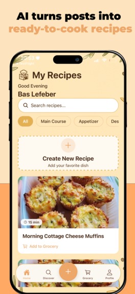 Rezept Tresor - Save & Organize Recipes from social media – screenshot 4