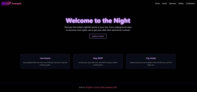 234 AfterDark Hub – screenshot 1