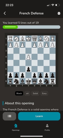 Openit - Chess Opening Trainer – screenshot 3