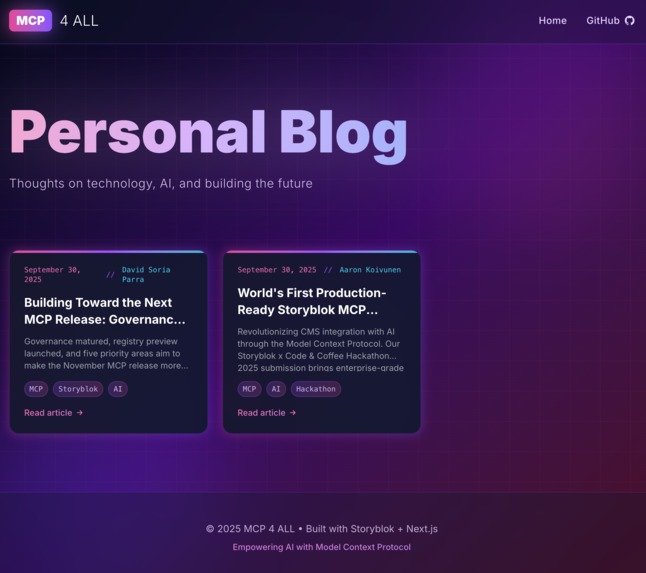 Official Storyblok MCP Server – screenshot 2