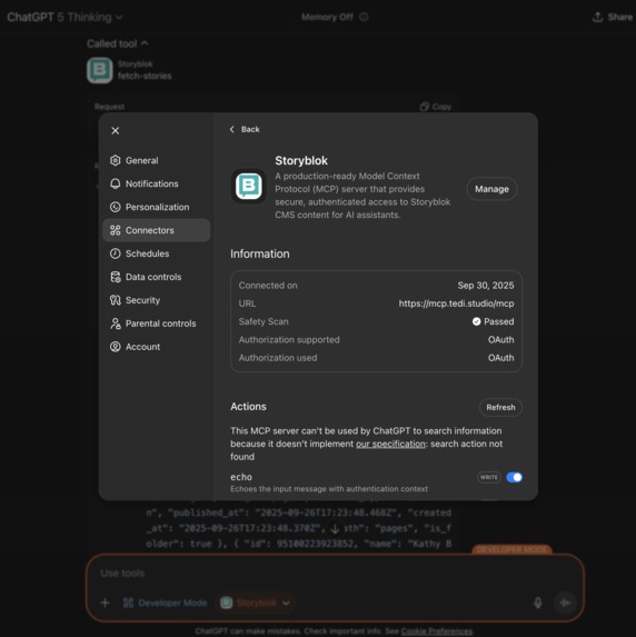 Official Storyblok MCP Server – screenshot 3