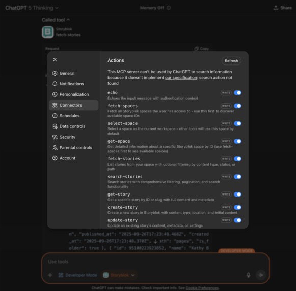 Official Storyblok MCP Server – screenshot 4