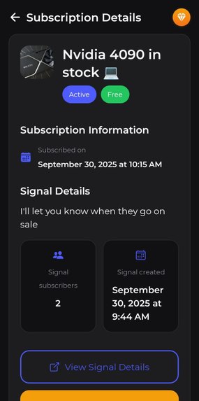 Signal Hub – screenshot 2
