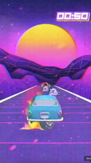Car Runner 90`s – screenshot 1