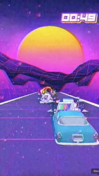 Car Runner 90`s – screenshot 3
