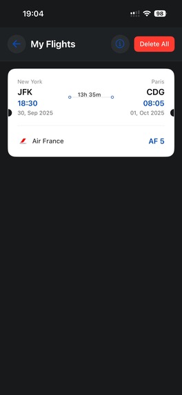 FlyingOver - Track your flight, in the sky, even offline – screenshot 4