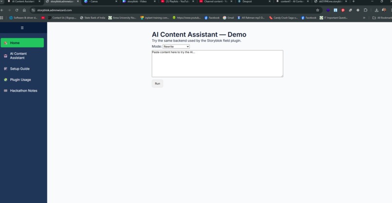 AI Content Assistant for Storyblok – screenshot 2