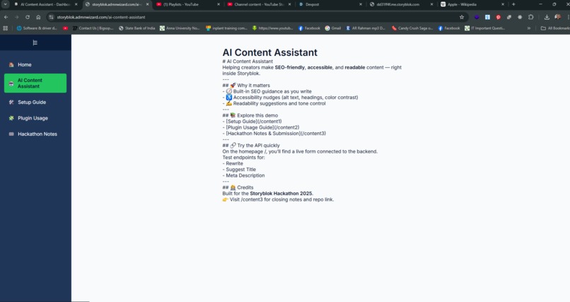 AI Content Assistant for Storyblok – screenshot 6