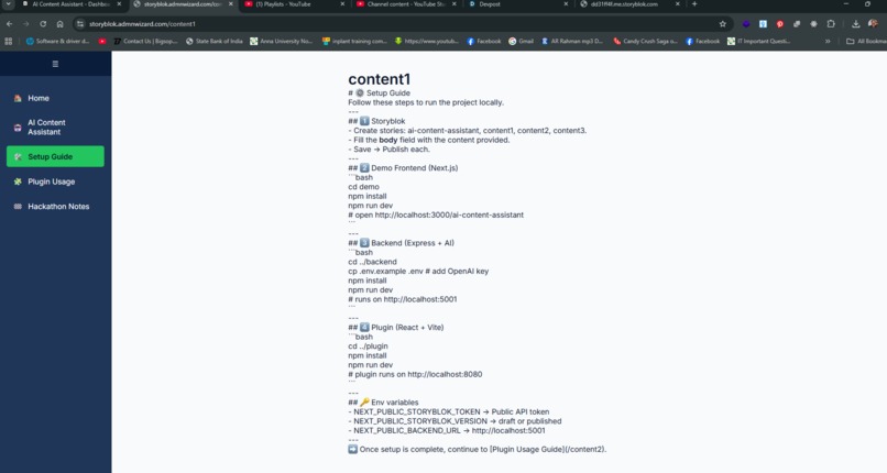 AI Content Assistant for Storyblok – screenshot 7