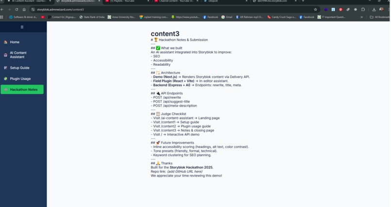 AI Content Assistant for Storyblok – screenshot 9