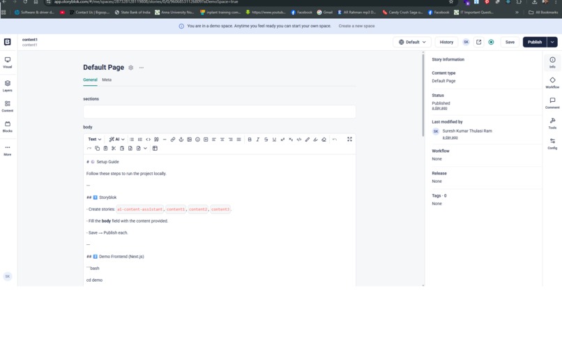 AI Content Assistant for Storyblok – screenshot 13