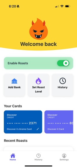 Spending Roast – screenshot 3