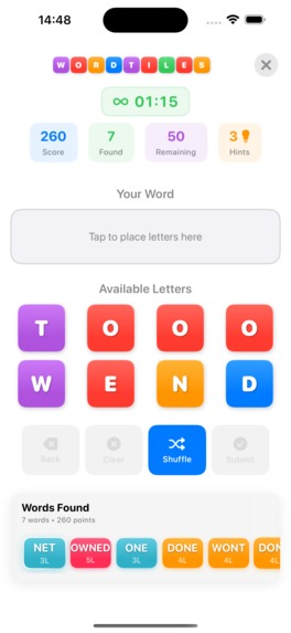 Word Tiles – screenshot 5