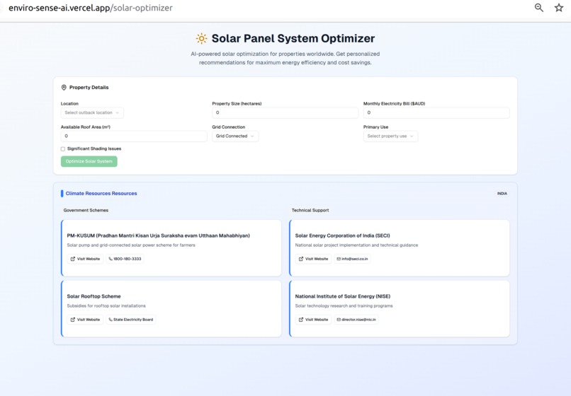 EnviroSense AI: Climate-Smart Agricultural Platform – screenshot 4