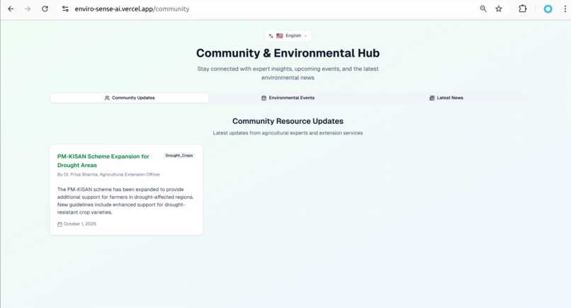 EnviroSense AI: Climate-Smart Agricultural Platform – screenshot 6